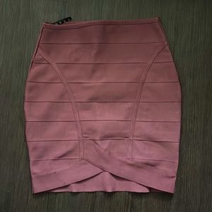 Missguided mauve bandage skirt